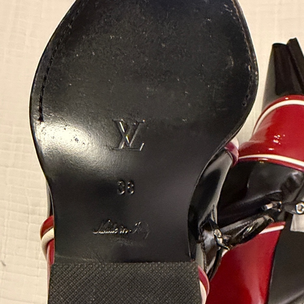 Louis Vuitton Red and Black Women's Boots - Picture 11 of 11